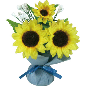 【2025年夏】ミニミニポットひまわり (No178-19_09)