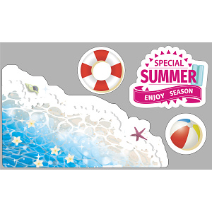 【2025年夏】ウィンドウステッカー 海面 (No178-08_03)