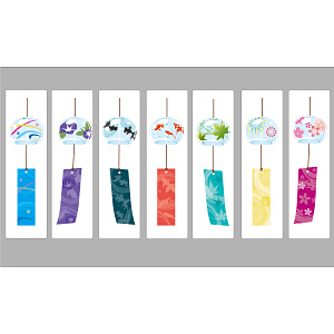 【2025年夏】ウィンドウステッカー 風鈴 (No178-08_01)