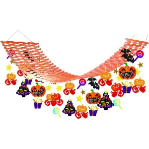 【2025年秋商品】プレゼントハロウィンプリーツハンガー(No179-1303)