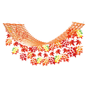 【2025年秋商品】大枝紅葉プリーツハンガー(No179-2001)