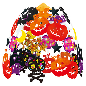 【2025年秋商品】ジャックオーランタン2段センター(No179-1306)