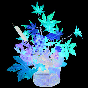 【2025年秋商品】紅葉盛カゴアレンジ オレンジ(No179-1702)