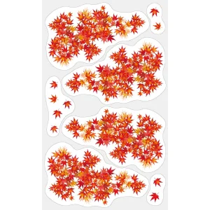 【2025年秋商品】ウィンドウステッカー モミジ(No179-1901)