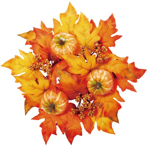 【2025年秋商品】パンプキンリース(No179-1707)