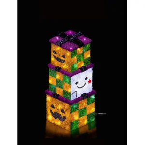 【2025年秋商品】LEDクリスタルモチーフ ハロウィンBOX(No179-1105)