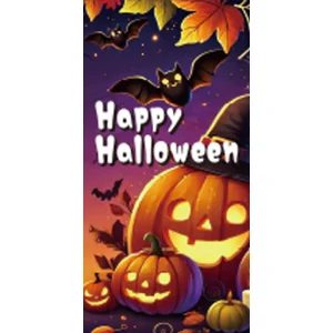 【2025年秋商品】タペストリー(防炎)夕闇ハロウィン(No179-0501)