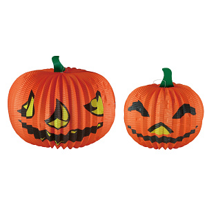 【2025年秋商品】ハニカムパンプキン大小2個セット(No179-1305)