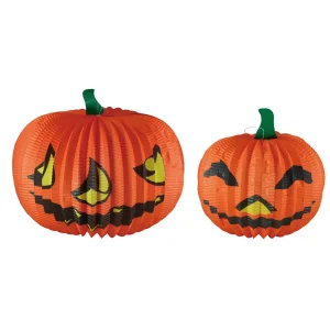 【2025年秋商品】ハニカムパンプキン大小2個セット(No179-1305)