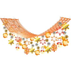 【2024年商品】ウォームほっこり雪だるまプリーツハンガー (No.040513)