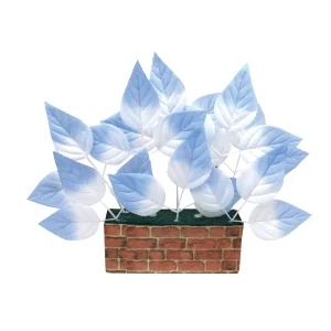 【2024年商品】ミニレンガポットウインターリーフ (No.042535)