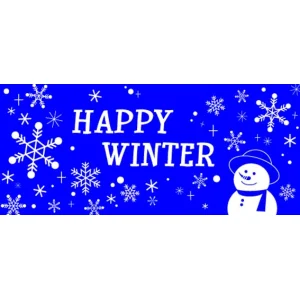 【2024年商品】ディスプレイシートハッピーウィンター (No.043705)