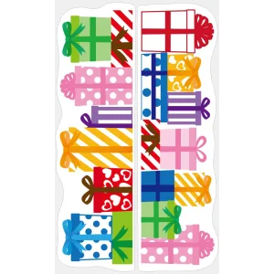 【2024年商品】ウィンドウステッカープレゼントボックス (No.043706)