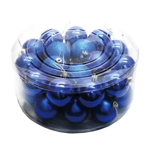 【2024年商品】オーナメントメタリックボール60mm32個入BL (No.043905)