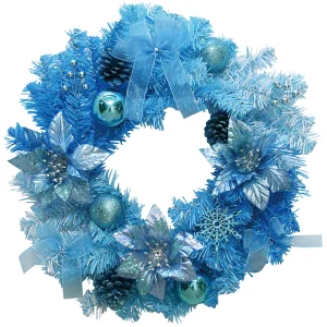 【2024年商品】ビビットブルーリース (No.043927)