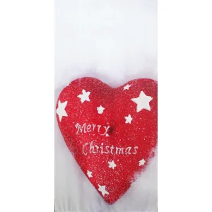 【2024年商品】タペストリーメリークリスマスハート (No.044100)