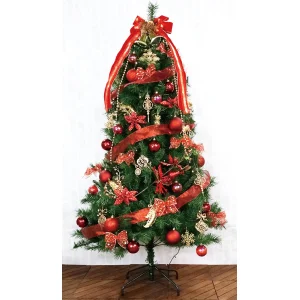 【2024年商品】カナディアンツリーセットレッド180cm (No.045304)