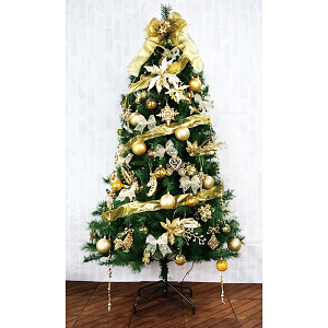 【2024年商品】カナディアンツリーセットゴールド180cm (No.045305)