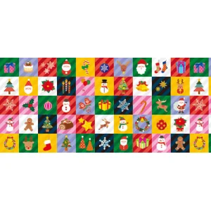 【2024年商品】ディスプレイシートクリスマスモチーフ (No.045761)