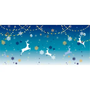 【2024年商品】ディスプレイシートトナカイ青 (No.045763)