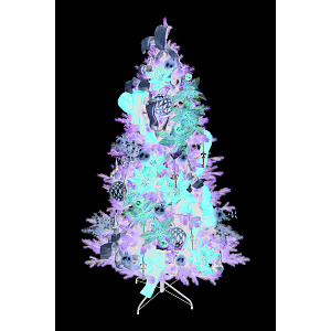 【2024年商品】180cmツリーセットグレースポインセチア (No.046268)