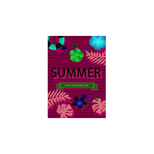 【2025年夏】A1ポスター トロピカル (No178-02_02)