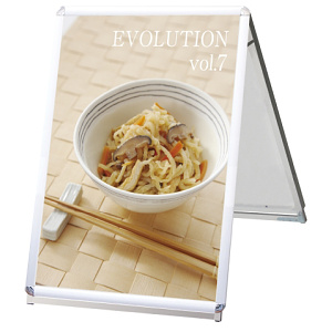 ポスターグリップスタンド看板 屋内用 B1 ロータイプ 両面 シルバー (PGSK-B1LRS)