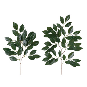 光触媒 人工観葉植物 造花 榊 大中4本セット (高さ65cm)