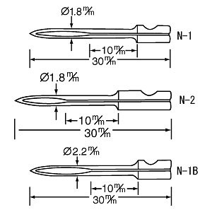 バノック 503 S用 替針 N-1(並) 繊維用