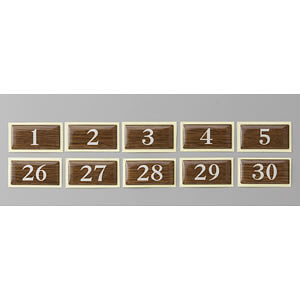 テーブルナンバー 和風タイプ BJ24 オークー No.1