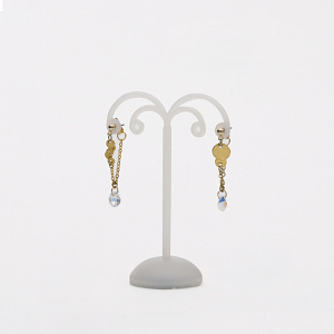 ピアスディスプレイ4穴 S 白