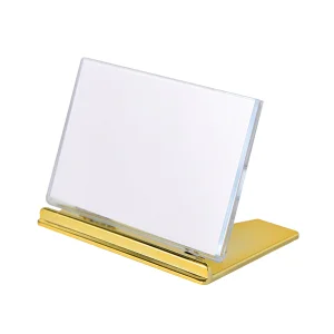 U型カード立 UC-2 金　中紙無地