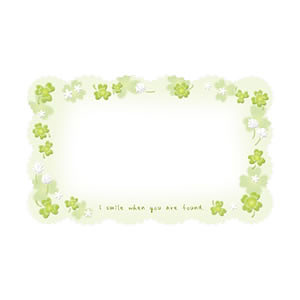 16-780 カード ファンシークローバー 15枚入