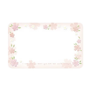 16-781 カード チェリーピンク 15枚入