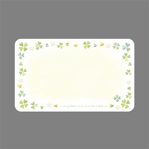 16-783 カード カラフルクローバー 15枚入