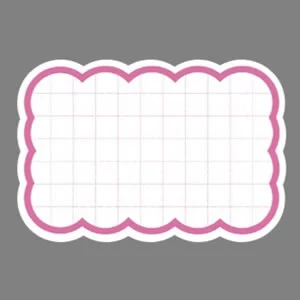 抜型カード 16-4490 ピンク