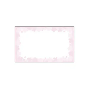 16-1710 カード 花枠 名刺サイズ