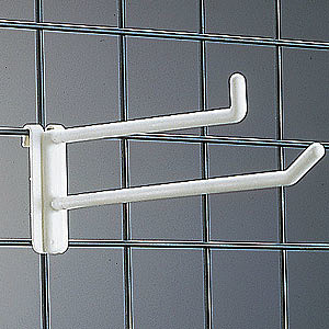 樹脂製 ネットフック 白 ダブルタイプ NW-50