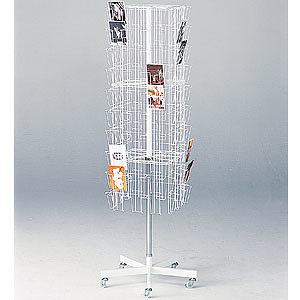 3列4面回転カード入れ 10段 ポストカード入