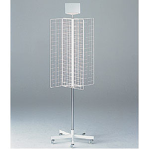 四方回転ネット什器