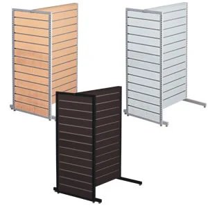 ニュースロットウォール中央両面用エンドパネル ホワイト