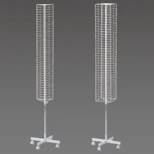 スリム回転ネット什器 三角