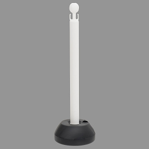 屋外用チェーンポール（注水式） カラー:ホワイト (30503***)