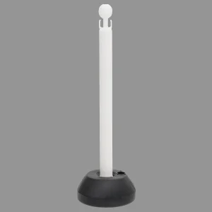 屋外用チェーンポール（注水式） カラー:ホワイト (30503***)