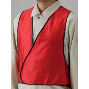 エコノミーベスト 赤 胴囲80～104mm (379-413)