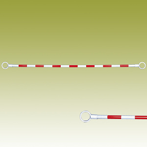 コーンバー (赤白) 赤色部反射 34Ф×2000mm (385-31A)