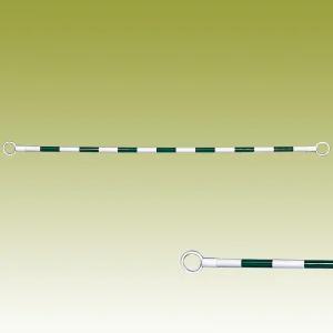 コーンバー 34Ф×2000mm 緑白 (385-32A)
