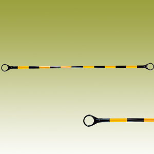 コーンバー (黄黒) 黄色部反射 34Ф×2000mm (385-33A)