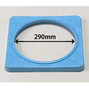 カラーコーン用ウエイト (700mmH用) 青・ポリエチレン製1.5kg (385-44)