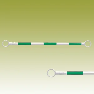 スライドバー (伸縮タイプ) 緑白 (385-66)